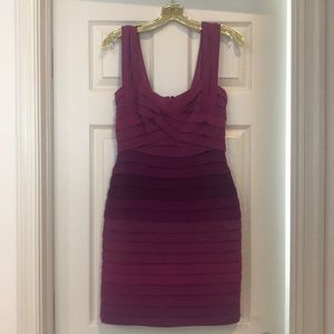Tadashi ombré bondage stretch dress size Small